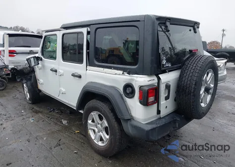 2020 Jeep Wrangler Unlimited Sport S 4X4 из США, поврежденный, VIN 1C4HJXDN9LW260817